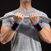 1 Par De Pulseras De Muñeca Para Levantamiento De Pesas Y Entrenamiento Cruzado, Pulgar Acolchado, Correa De Muñeca, Soporte - details 2