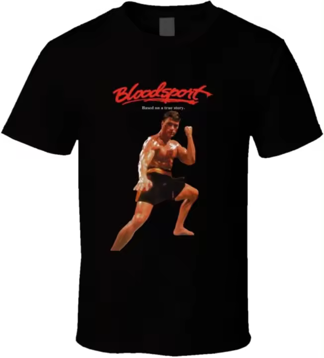 Bloodsport camiseta de película de lucha Retro Van Damme - 1