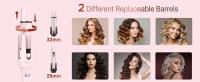 Rizador de hierro automático BESTOPE PRO, varita rizadora reemplazable con barril de 2 tamaños (1", 1,25") y 3 temperaturas, ondulador de cabello - details 2
