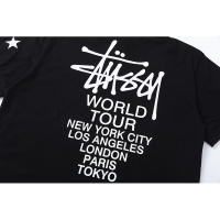 Polo holgado estilo americano Stussy, pareja Dragon Year edición limitada    Camiseta de manga corta con estampado clásico bordado para hombre, camiseta estilo HIP-HOP rock de skate High Street - details 14