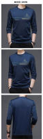 Caumanl-Sudadera de manga larga para hombre, Jersey informal de marca de moda, Tops de Color sólido, talla europea, M-3XL - details 5