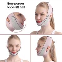 Vende cinturón más delgado y transpirable para mujer para levantar mejillas y barbilla, moldeador facial en V, correa antiarrugas, herramientas para el cuidado de la piel - details 3