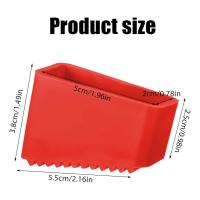 4 Uds. Cubiertas para pies de escalera, cubiertas versátiles para patas de escalera, almohadillas antideslizantes para escaleras, almohadilla de goma para pies, funda aislante para pies - details 1