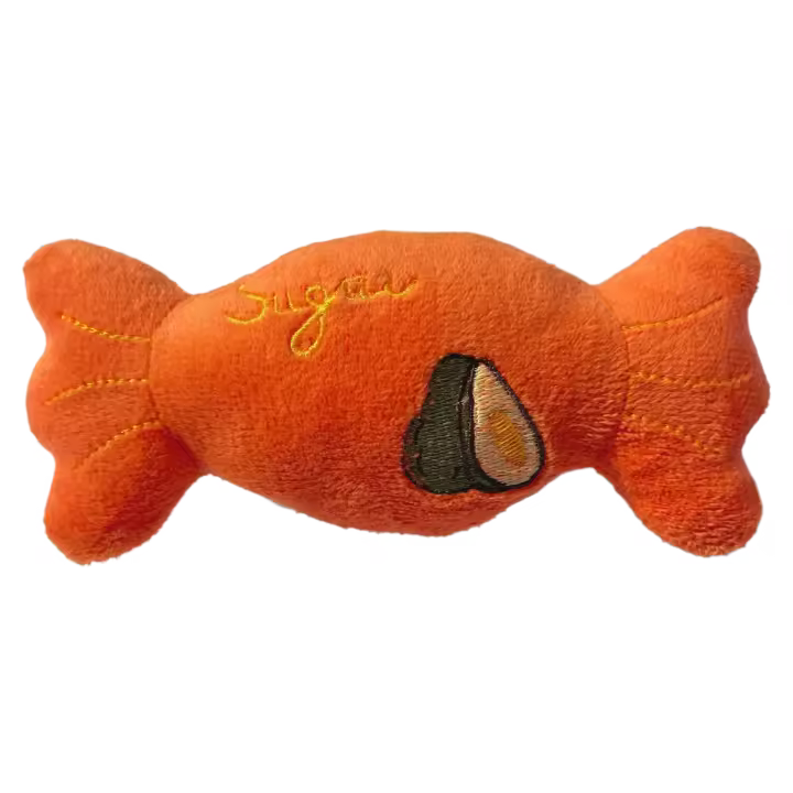 Juguete de Peluche de Perro Bulldog Resistente a Mordiscos, Cuerda de Juguete de Dibujos Animados de Frutas Suministros para Mascotas - 1