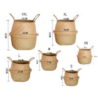 Cesta de Maceta de Ratán Portátil Cesta de Lavandería Sucia Cesta de Jardín para Decoración del Hogar Artículos Peligrosos Normales - details 3