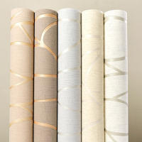 Papel Tapiz De Estilo Europeo 3D Moderno 53cm En Poliéster No Tejido Para Decoración De Habitaciones Curva Rayas Adhesivos Para Pared - details 5