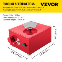 VEVOR-máquina de rueda de cerámica eléctrica, Kit de bricolaje, herramienta de arcilla - details 17