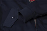Chaqueta Bomber Retro clásica sólida europea para hombre, cortavientos, ropa de calle, abrigos de moda - details 17