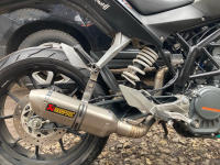 Escape de Motor Moto de Acero Inoxidable RESPRACE Pipe de Medio y Cuerda para KTM DUKE 390 - details 6