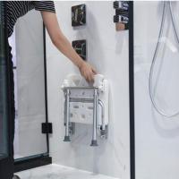 Ducha Plegable Weytoll Asiento de Ducha con Patas Montado en la Pared Carga Máxima de 200 kg - details 4