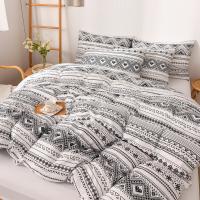 Juego de ropa de cama de 2/3 piezas, edredón de microfibra para cama doble, tamaño Queen - details 6