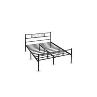 Cama Hierro para colchón de 90 x 200 cm Cama Metálica Cama Individual Industrial Estructura Metal Blanco - details 8