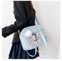 Bolso de bebé transparente suave para niña estudiante, bolso de hombro pequeño, bolso cuadrado, bolso de mensajero bidimensional - details 33