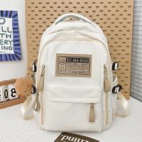 Mochila impermeable de gran capacidad para estudiantes, bolso escolar de nailon con cremallera y múltiples bolsillos, mochila informal de ocio para adolescentes, viaje - details 1