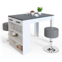 Mesa de Bar Reposo, Antracita/Blanco, 67 x 100 cm - details 12