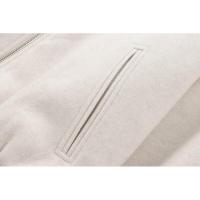 BUNO-Chaquetas Bomber rojas con cremallera para mujer, chaquetas recortadas suaves, chaqueta deportiva de manga larga para mujer, novedad en prendas de vestir exteriores 2025 - details 18