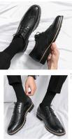 Zapatos Oxford hechos a mano para hombre Zapatos de vestir de cuero gris para hombre Zapatos formales de negocios clásicos para hombres - details 9