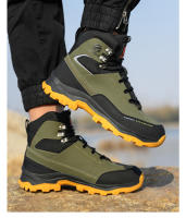 Zapatos de seguridad para hombre, zapatillas de trabajo impermeables, botas altas ANTIPERFORACIONES, punta de acero, con protección - details 16
