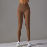 Leggings de yoga sin costuras para mujer, ropa deportiva de entrenamiento, pantalones deportivos de cintura alta - details 18