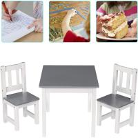 Asientos para Niños Mesa y 2 Sillas en Edad Preescolar Muebles para Niños 60x50x48cm - details 2