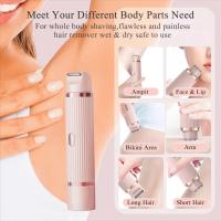 Maquinilla de afeitar eléctrica para mujer, recortadora de Bikini, depiladora corporal, Afeitadora eléctrica para zona privada, depilación Facial de piernas y axilas - details 2