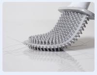 Cepillo De Inodoro De Silicona Con Mango Largo Y Soporte Para Secado Rápido Accesorio De Baño Flexible Y Ecológico - details 6