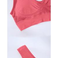 Sujetador deportivo con almohadillas incorporadas, transpirable, alta elasticidad, sin aros, perfecto para yoga, fitness, correr - details 3