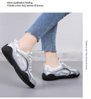 Zapatos deportivos casuales de mujer de moda para la primavera 2025, antideslizantes, versátiles, de malla alemana, para estudiantes. - details 3