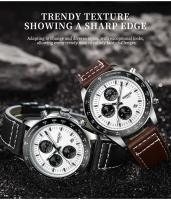 Reloj Analógico de Lujo para Hombres NIBOSI Automático, Correa de Cuero, Estilo Vintage, Impermeable, Elegante - details 11