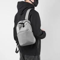 Mochila escolar de nailon transpirable para hombre, impermeable, resistente al desgaste, almacenamiento en capas, ligera para ej - details 4