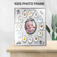 Marco de fotos para niños, regalo para bebé de mi primer año, regalo de cumpleaños para niños, adornos de decoración familiar para el hogar, marco de fotos de 12 meses - details 1