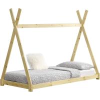 Infantil 160 x 80cm Estructura Tipi de Madera Pino Blanco Mate - details 5