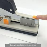 Grapadora de escritorio antideslizante multifunción, grapadora manual de gran capacidad, portátil con 4000 clavos, grapadora resistente - details 7
