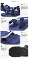 Verano nuevas sandalias de playa chanclas pareja de hombres pellizcar zapatillas vietnamitas zapatillas frescas al aire libre de los hombres - details 5