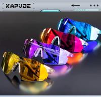 Kapvoe-Photochromic Cycling Glasses Light Weight Running Glasses Rimless Sunglasses  Bike Bicycle Sports Men's MTB Goggles UV400 - details 16
