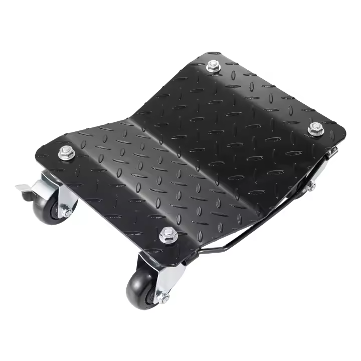 SucceBuy Car Dolly Wheel Tire Dolly 4 PCS Heavy Duty Skate Auto Repair Dolly 6000LB - 1