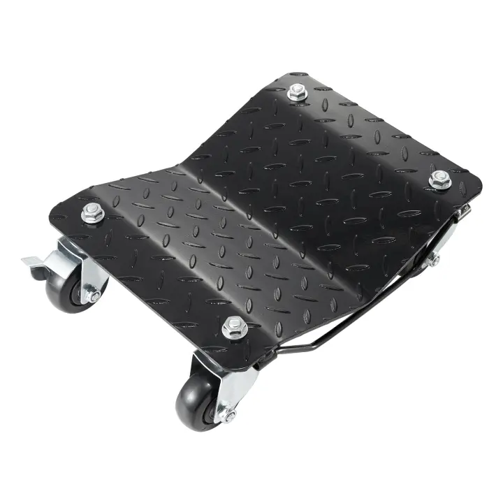 SucceBuy Car Dolly Wheel Tire Dolly 4 PCS Heavy Duty Skate Auto Repair Dolly 6000LB - 1