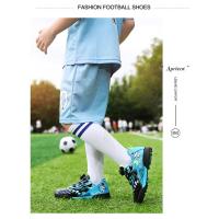 Zapatos de fútbol de marca para niños, zapatillas de fútbol antideslizantes para entrenamiento de campo de césped, tenis de fútbol, zapatillas de fútbol a la moda para niños - details 12