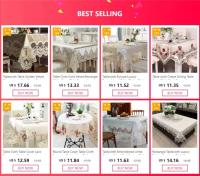 Mantel redondo Ence blanco, juego de mesa hilo, romántico, bordado francés, decoración de boda - details 0