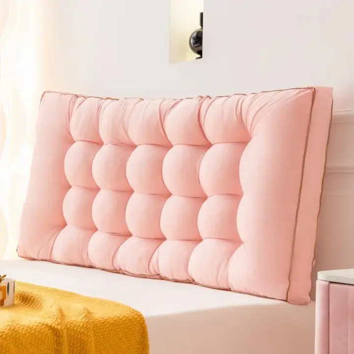 Cojín de Cabeza Grande para Sofá de Tela de Poliéster / Algodón Diseño de Lumbar Ideal para Lectura y TV Decoración del Hogar - 1