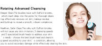 Exfoliante facial, cepillo de limpieza facial recargable IPX7 impermeable con 5 cabezales de cepillo, cepillo giratorio facial para exfoliación, masaje y limpieza profunda - details 6