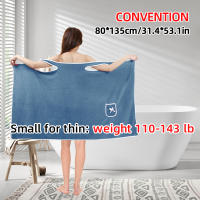 Toalla De Baño Para Mujer Y Niñas Toalla De Playa Y Spa Rápida Secado Ropa De Baño Toalla De Ducha Para Gimnasio Microfibra Sólida Máquina De Lavar - details 1