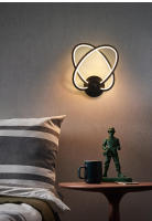 Lámpara LED de pared para decoración del hogar, luz de noche moderna y sencilla, minimalista, para mesita de noche, dormitorio y sala de estar - details 3