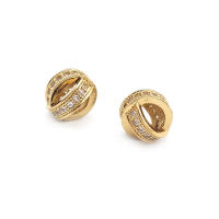 Cuentas de Espaciador de Barril de Brass Dorado de 18K Accesorios de Joyería DIY para Mujeres - details 70