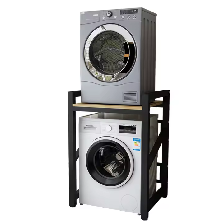 Tendedero para lavadora, carga máxima de 250Kg, estilo lacado, marco de acero y placa engrosada - 1