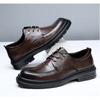 Zapatos de cuero de alta gama de cuero puro nuevo vestido de negocios de cuero transpirable casual - details 20