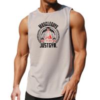 Running Vest Men Fitness Stringer Tank Top Summer Gym Clothing Summer Mesh Sports Singlets Mens Bodybuilding Sleeveless Shirt - details 6