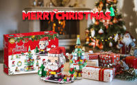 Calendario de Adviento 2024, kit de bloques de construcción de Navidad, árbol de Navidad, Papá Noel,cuenta atrás de 12 días - details 9