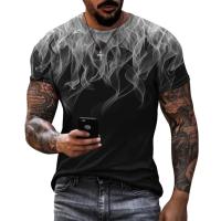 Camisetas con estampado de llama y personalidad para hombre, camisetas deportivas informales, camisetas de manga corta con estampado de ocio en 3D, moda de verano - details 0
