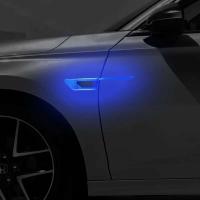 Pegatinas reflectantes para carrocería de coche, pegatinas de protección de puertas de advertencia de seguridad lateral, reflectantes antiarañazos y anticolisión - details 2